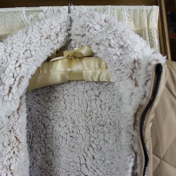 Free Country Reversible Zippered Quilted Fleece Puffer Vest NWT Size Small-DS1 - Picture 7 of 7